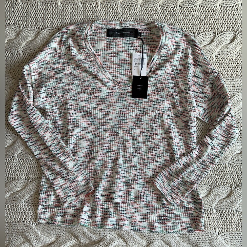 Nordstrom Code x Mode long sleeve shirt nwt
